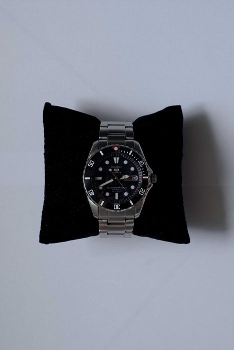 Seiko 5 Sports, Czarny, SNZF15K1