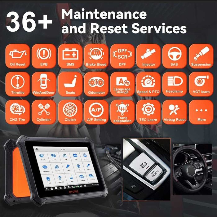 Máq. Diagnostico Auto Otofix ( Autel ) D1 MAX 10" Português