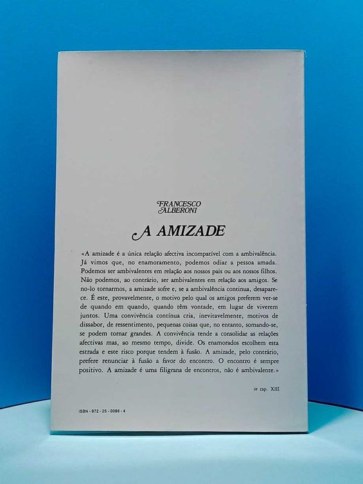 “ A Amizade ” de Francesco Alberoni