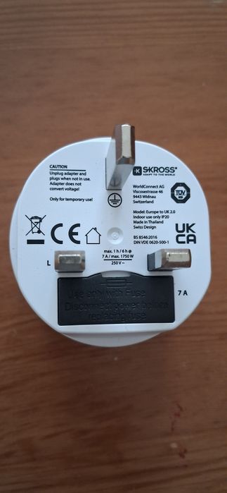 Adapter/przejsciowka brytyjska
