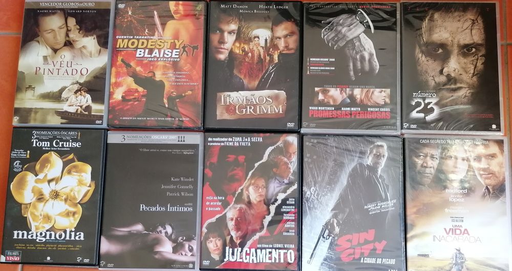 DVD novos alguns ainda com o plástico