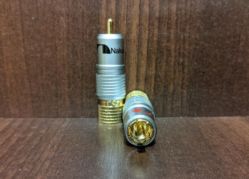 Оригинальные Hi-Fi акустические RCA коннекторы Nakamichi ("тюльпаны ...