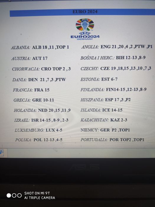 Naklejki Panini Mistrzostwa Europy UEFA Euro 2024
