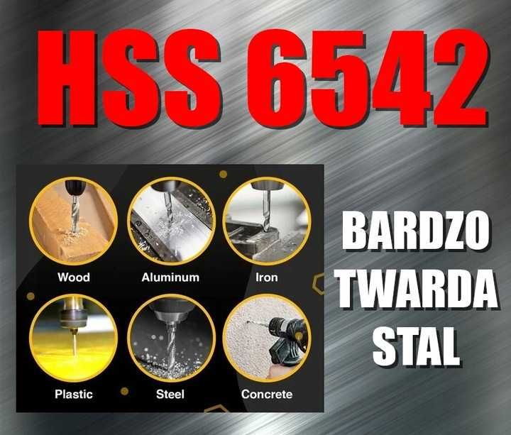 Wiertła Gwintujące HSS M3-M10 Gwintowniki 6szt. JAKOŚĆ VERKE