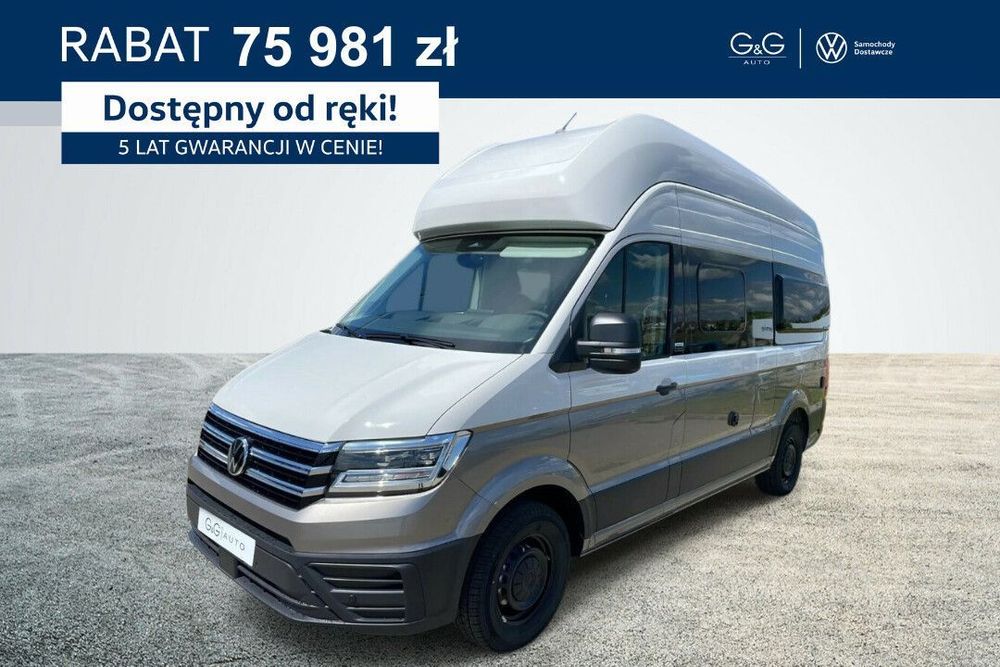 Volkswagen Grand California 600 DMC 3500kg  2,0 l TDI EURO VI-e SCR 8-biegowa rozstaw osi: 3640 mm
