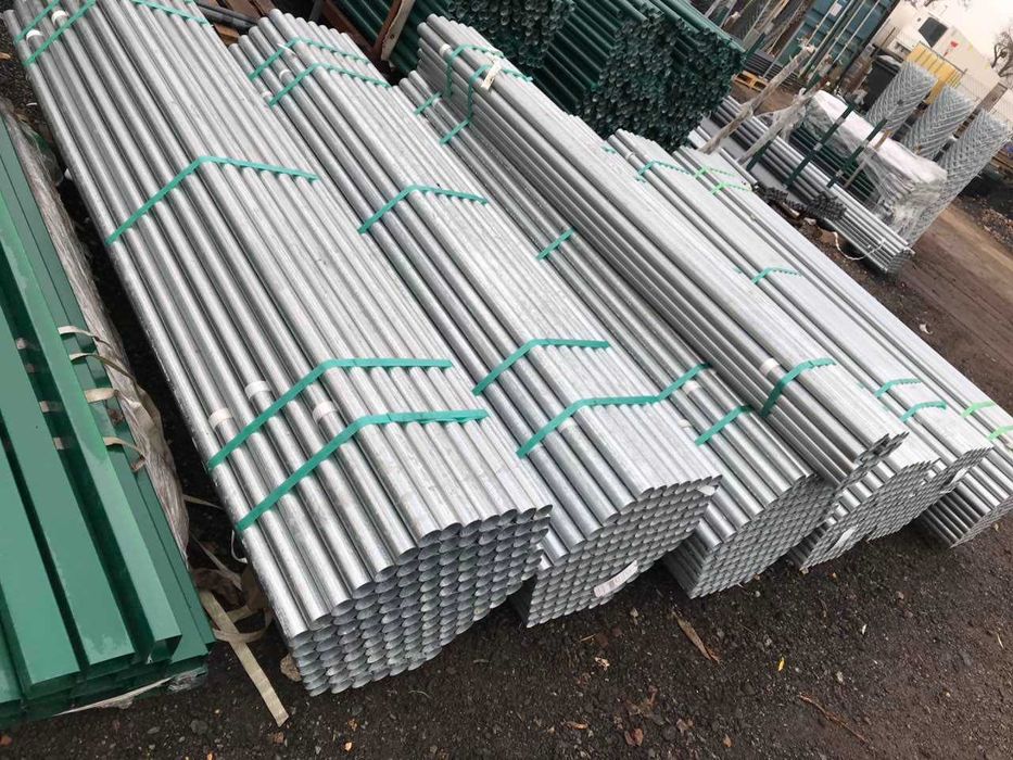 Słupek ogrodzeniowy  ocynkowany fi 42 x1,5