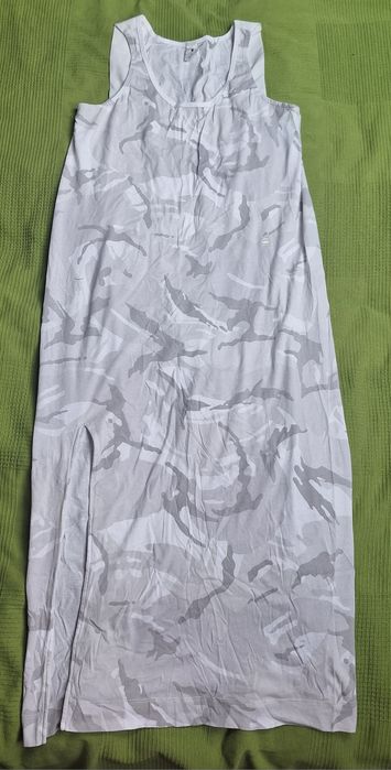 Sukienka maxi G-Star RAW moro szaro-biała M