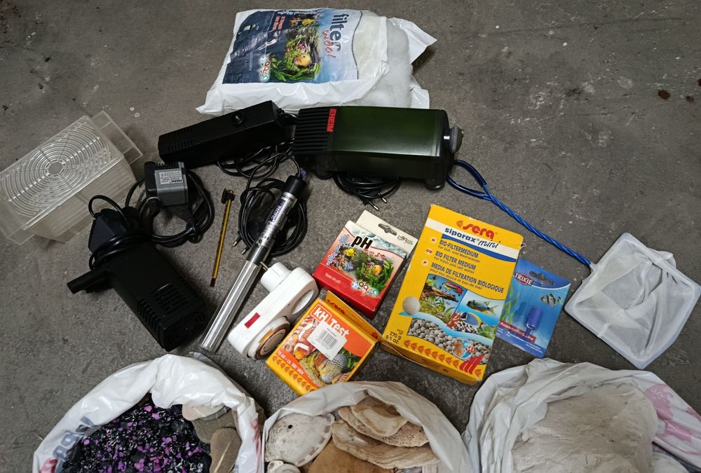 Aquário 120L + Ornamentos