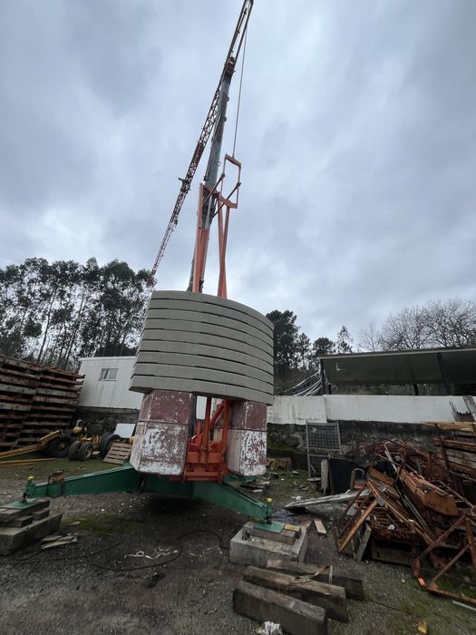 Grua automontante potain hd40