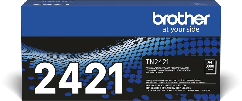 Nowy oryginalny Toner BROTHER TN2421 Czarny