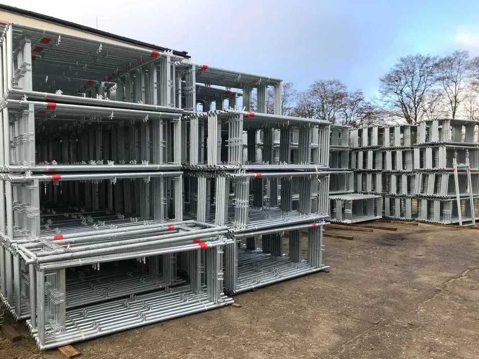 Rusztowanie elewacyjne pletak 200 m2 24 x 8,4m nowe nie używane