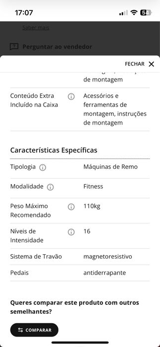 Maquina remo de musculacao domestica