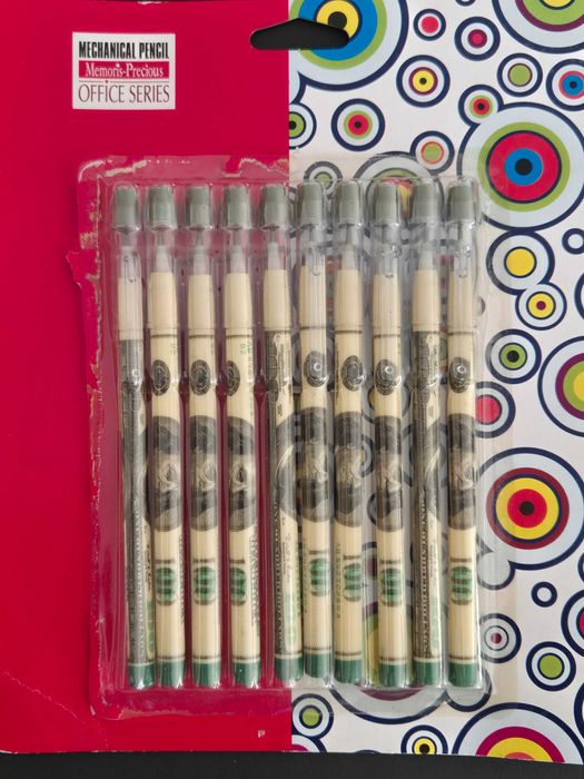 Esferográficas 100 US Dolares - Lote de 10 unidades