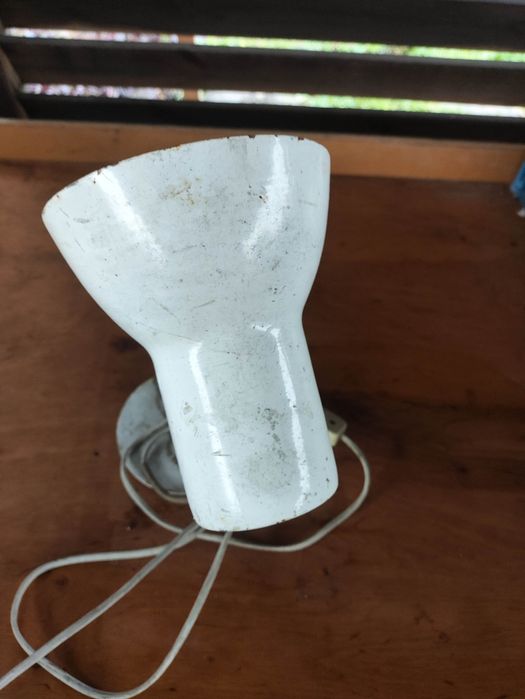 Lampa warsztatowa biurowa PRL vintage