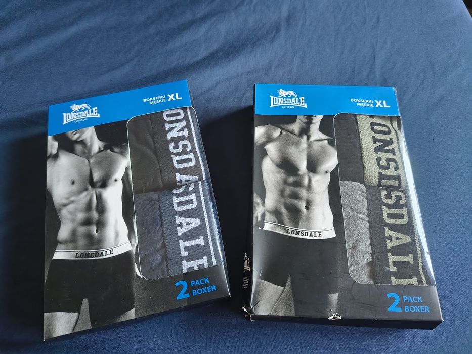 Bokserki męskie Lonsdale XL - 2xdwupak