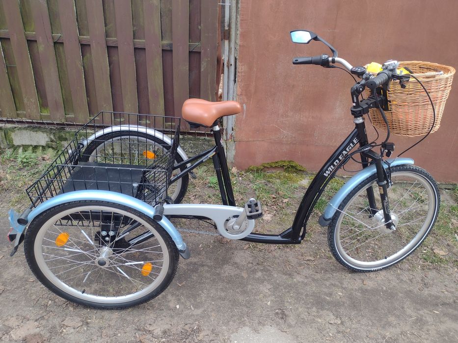 Rower trzykołowy elektryczny wild eagle