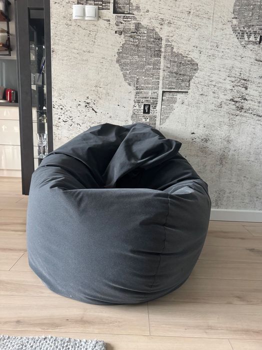Pufa worek MIUKI Jajo sztruks