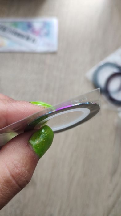 Zestaw tasiemek do zdobień paznokci i folie