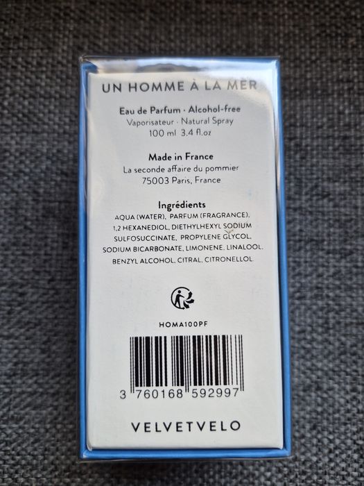 Velvetvelo un homme a la mer 100ml edp