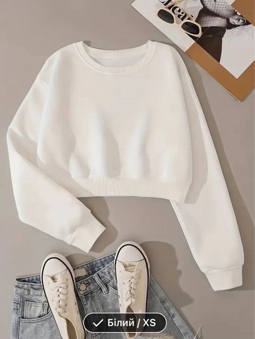 Свитшот укороченный