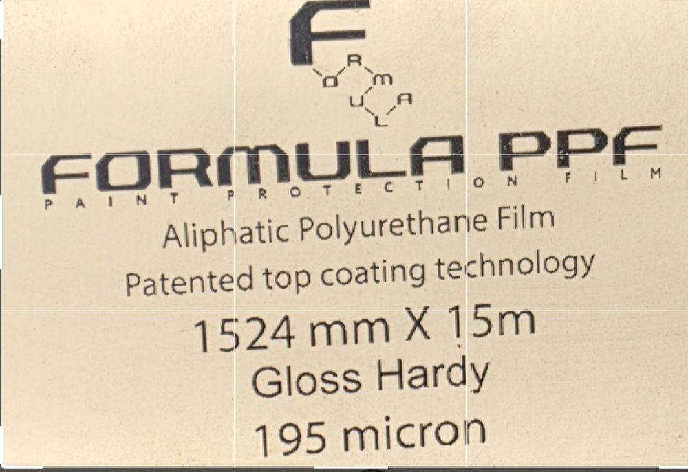 Антигравійна плівка,захисна ,бронь,плівка   FORMULA HARDY 1.5 m/15 мет.