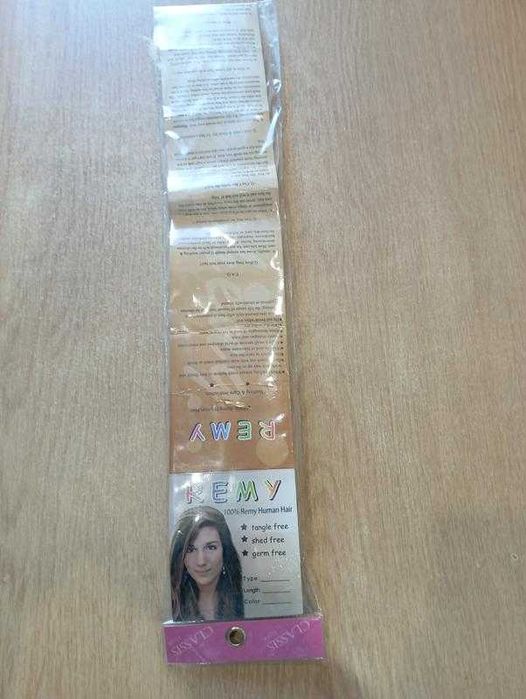 Накладной хвост из натуральных волос, 40 см "Remy "
