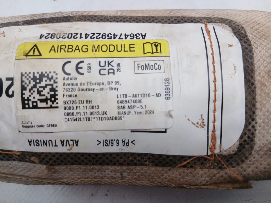 Airbag banco direito FORD Puma (J2K, CF7)