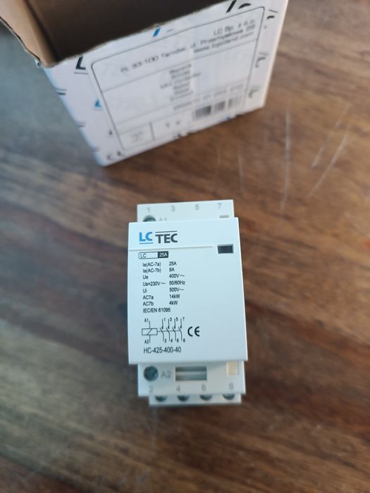 Stycznik 400v 25a