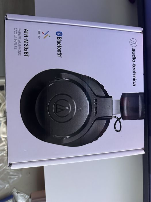 Słuchawki nauszne AUDIO-TECHNICA ATH-M20X Czarny