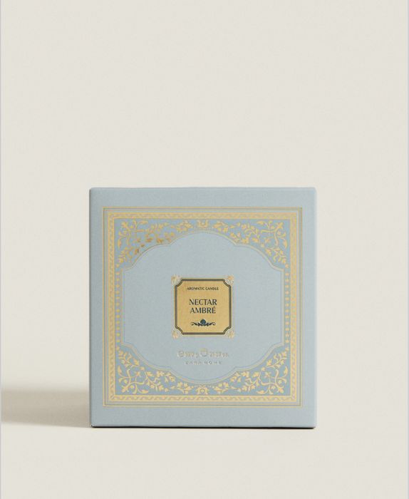 (620 G) Vela Aromáticas NECTAR AMBRÉ Zara Home NOVO