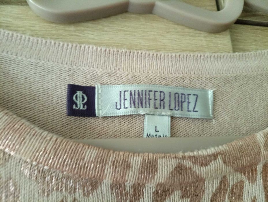 Sweterek w panterkę J.Lo,L