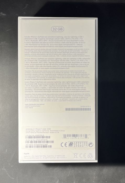 Iphone 7 gold 32gb