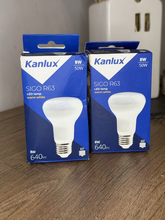ŻARÓWKA LED E27 R63 8W 640lm, 3000K ciepłobiała x2
