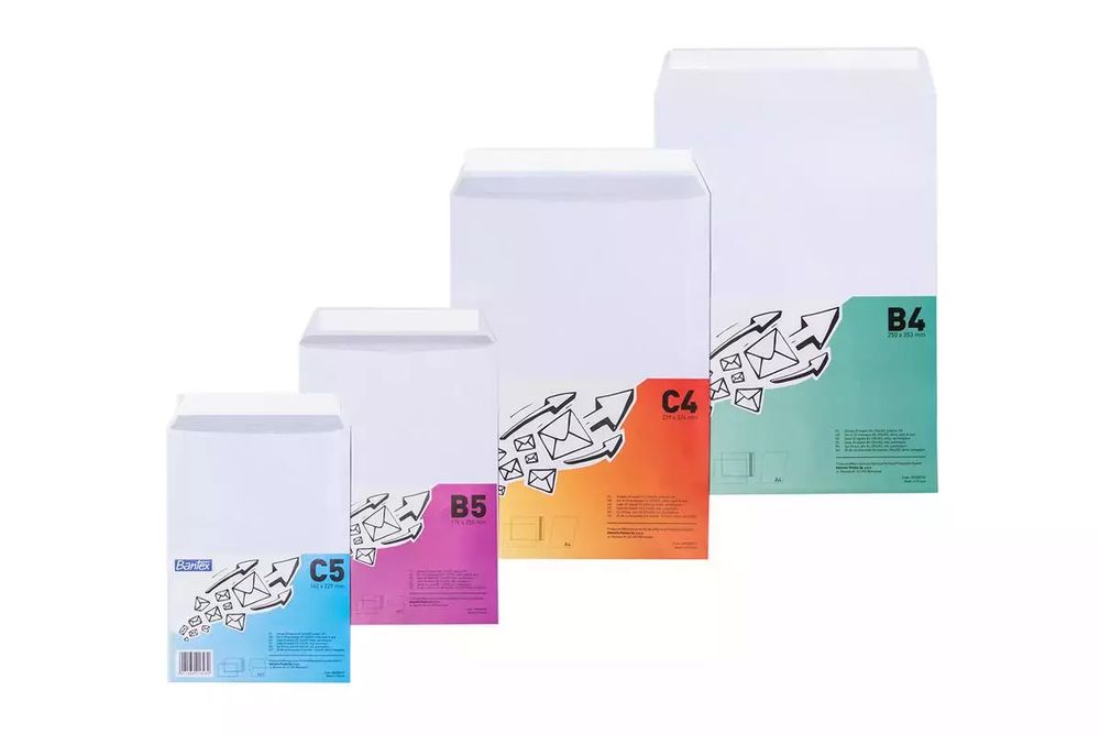 Koperta C5 Hk Biały Ban Fol Op25Szt. Nowy Produkt