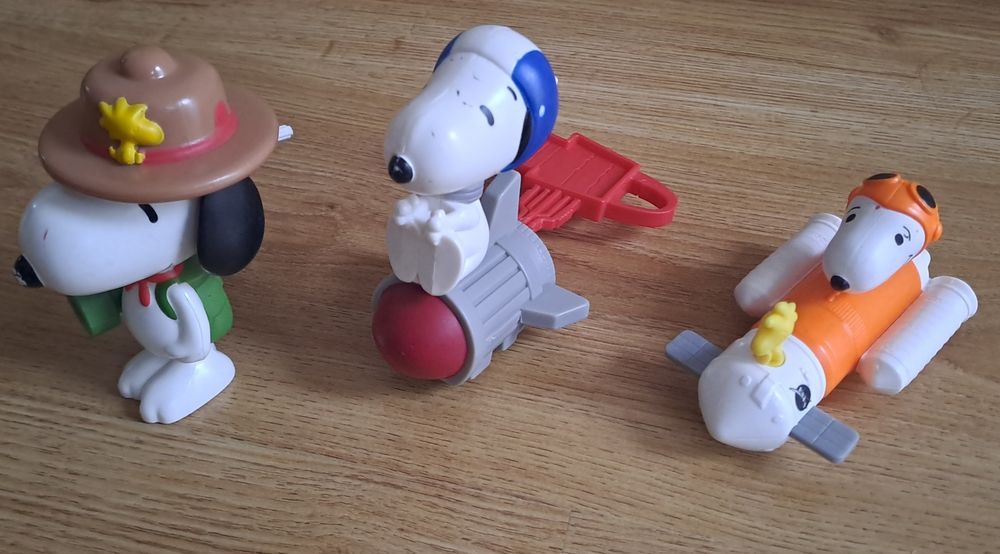 Figurki Snoopy 3 szt