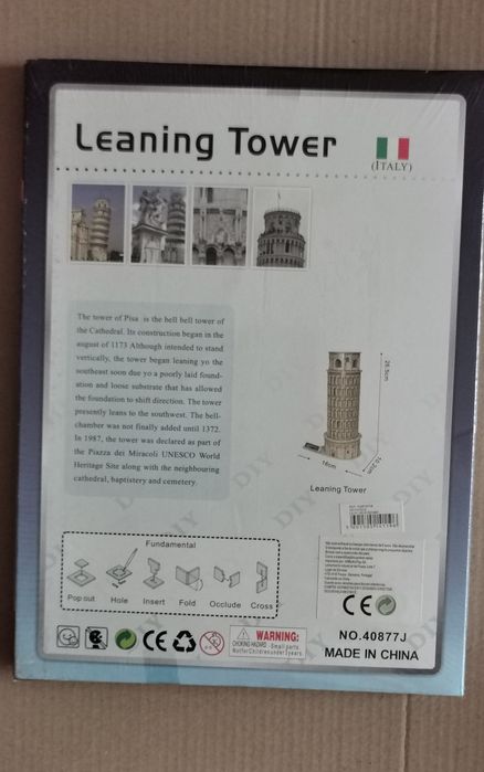 Puzzle 3D Torre de Pisa