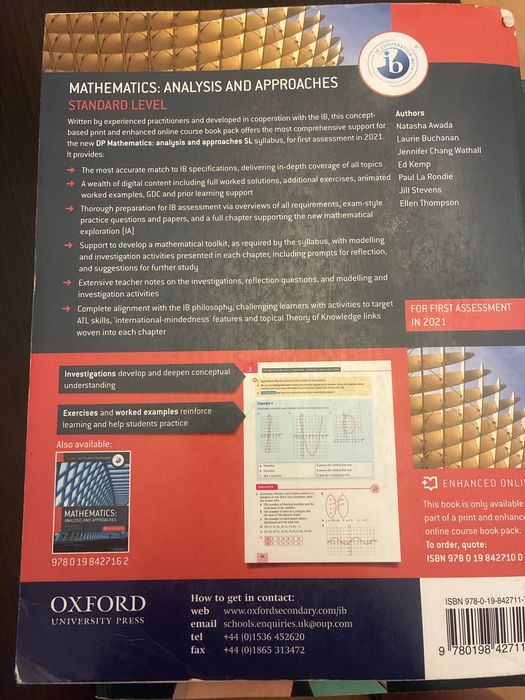 Mathematics IB OXFORD