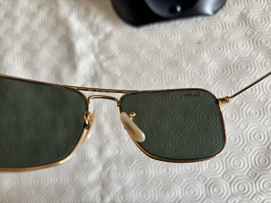 Oculos Rayban de piloto, lentes “BL” verdes…
