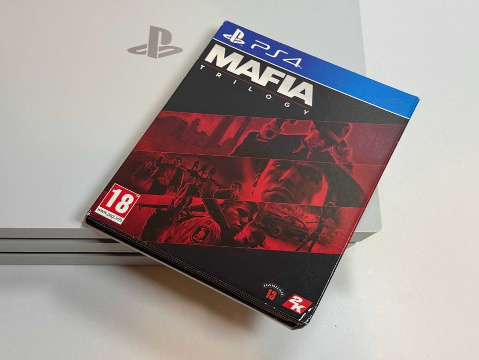 Gra Mafia Trylogia | PS4 + PS5 | Polska wersja | Stan bardzo dobry + fifa 19 pl