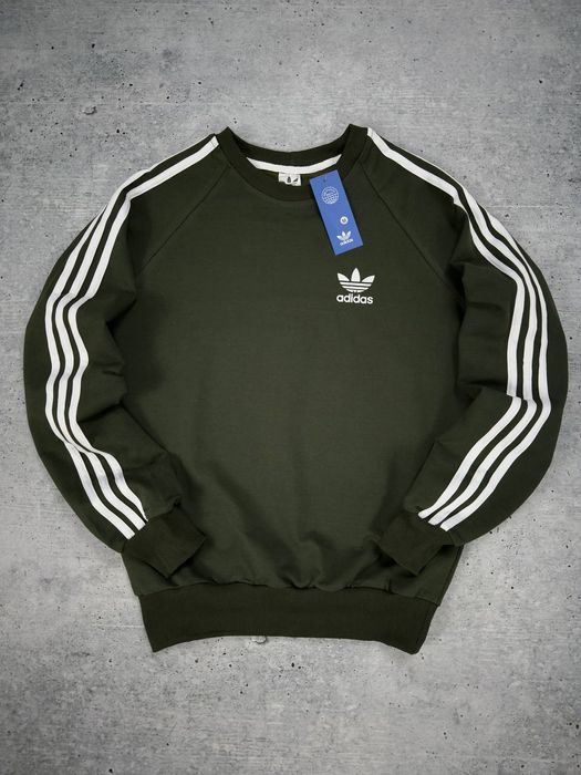 Світшот Adidas. Лонслів. Чоловіча кофта Адідас. Преміум якість