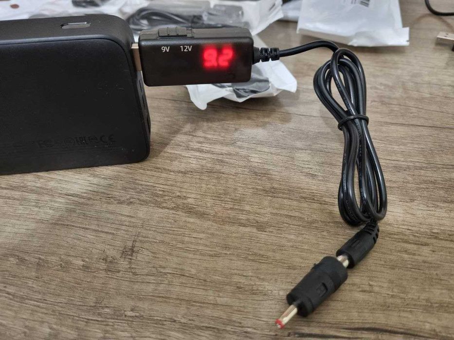 Кабель USB-DC 5 to 9-12V для WiFi роутера, терминала ONU, от Powerbank