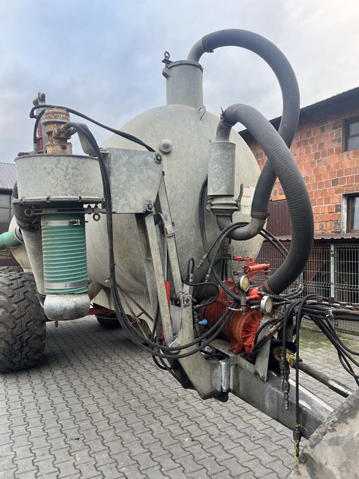 Beczka beczkowóz pichon 12000 litrow tandem ramię napelniajace