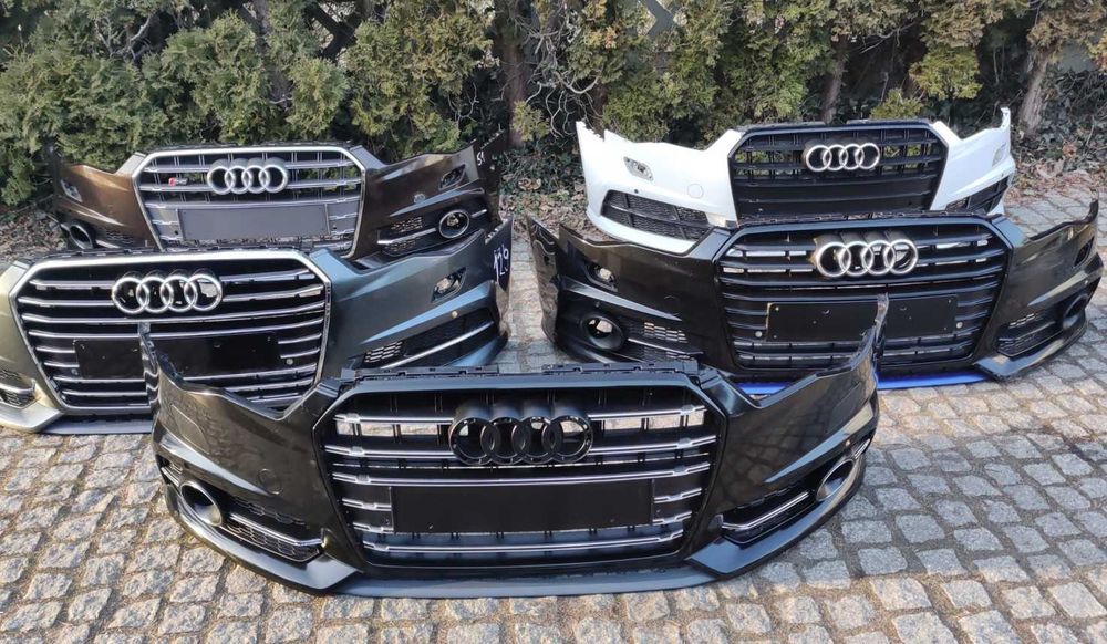 Бампер Audi A6 C7 бампер передний в ЦВЕТ S-line разборка ауди