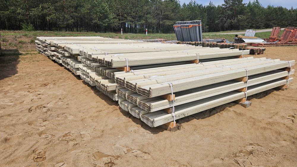 Konstrukcja stalowa 437 m2 wiata hala magazyn 8.10x54 m