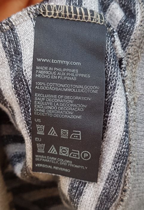 TOMMY HILFIGER кофта світшот смугастий оригінал L