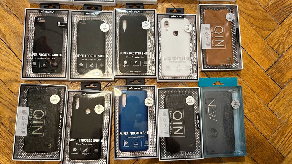 Etui Nillkin 20 modeli zestaw IPHONE, XIAOMI, REDMI, GALAXY NOTE, ASUS
