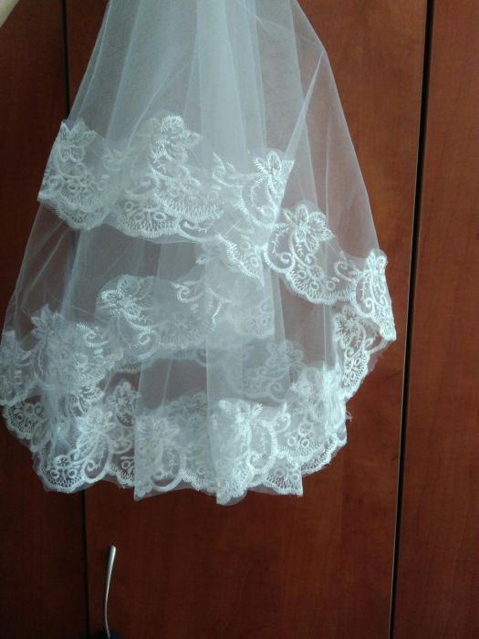 Красивая  фата для свадьбы