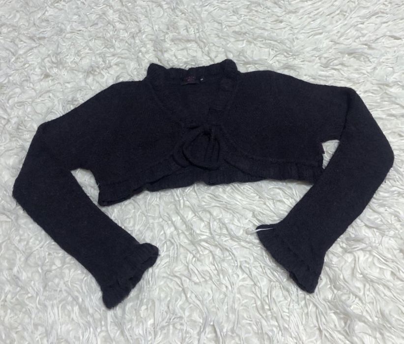 Bolero roxo malha 8 anos