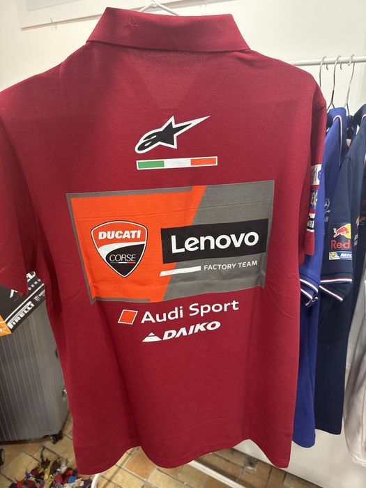 Polos lindos lenovo audi/ducati, a estrear, varias cores e tamanhos