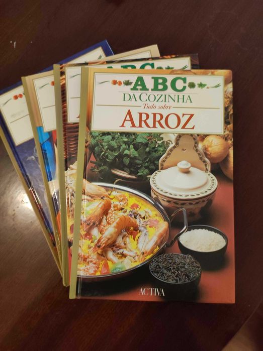 Conjunto de livros de culinária (individuais e coleções)